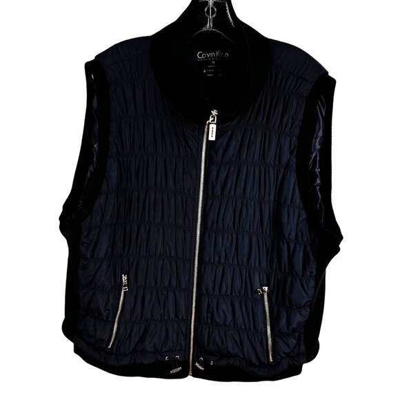 Calvin Klein Size 3X Performance  Womens Quilted Zip Up Puffer Vest - Picture 4 of 12